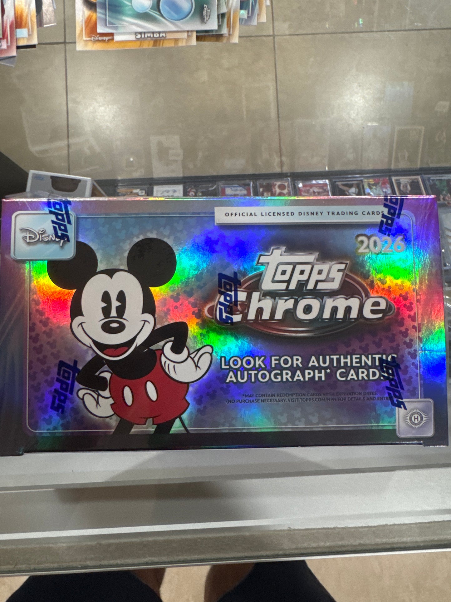 Disney Topps Chrome hobby box