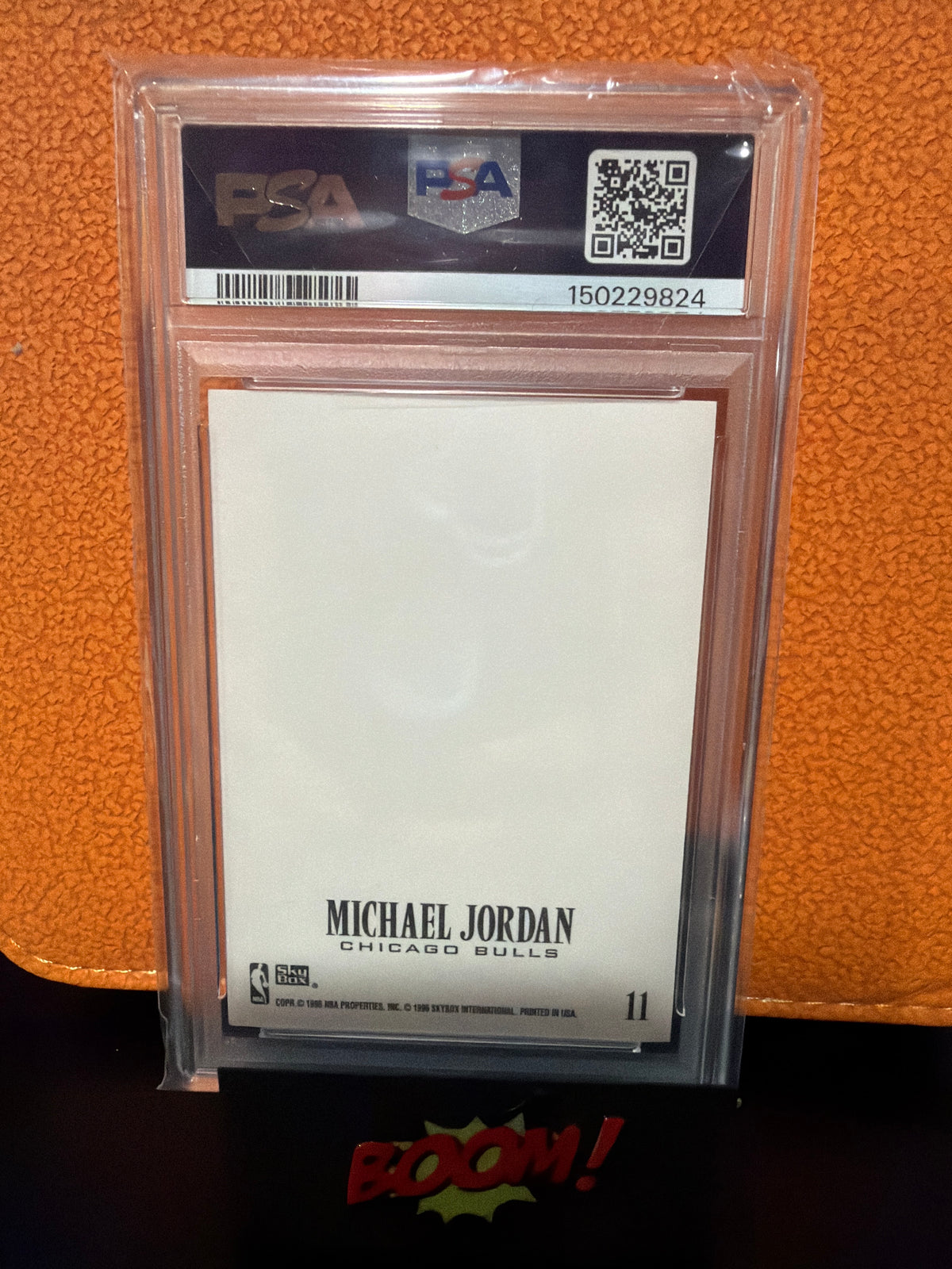 1996 Skybox Z Force Michael Jordan Z Cling PSA 8