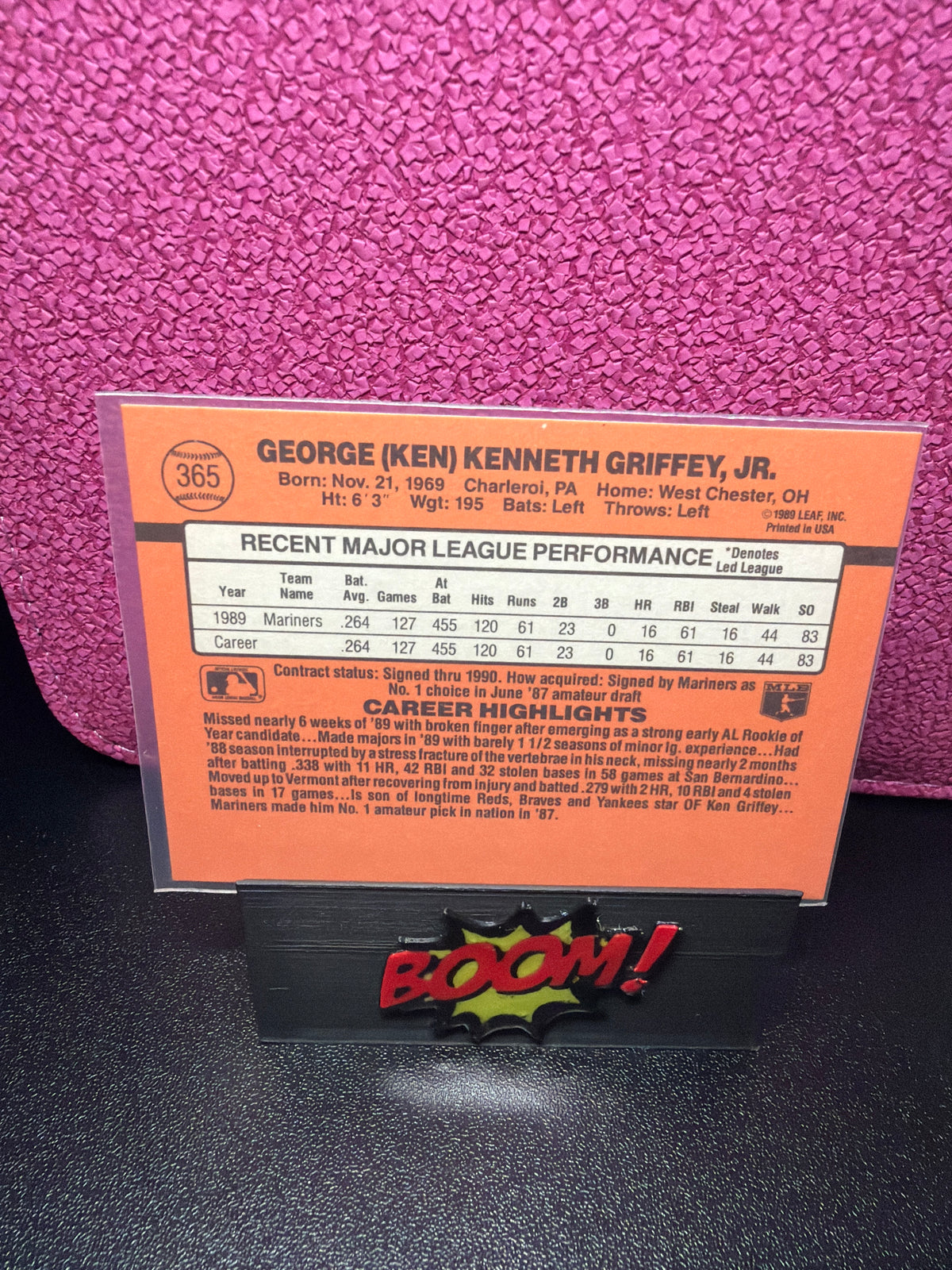 Donruss 90 Ken Griffey Jr. of Mariners