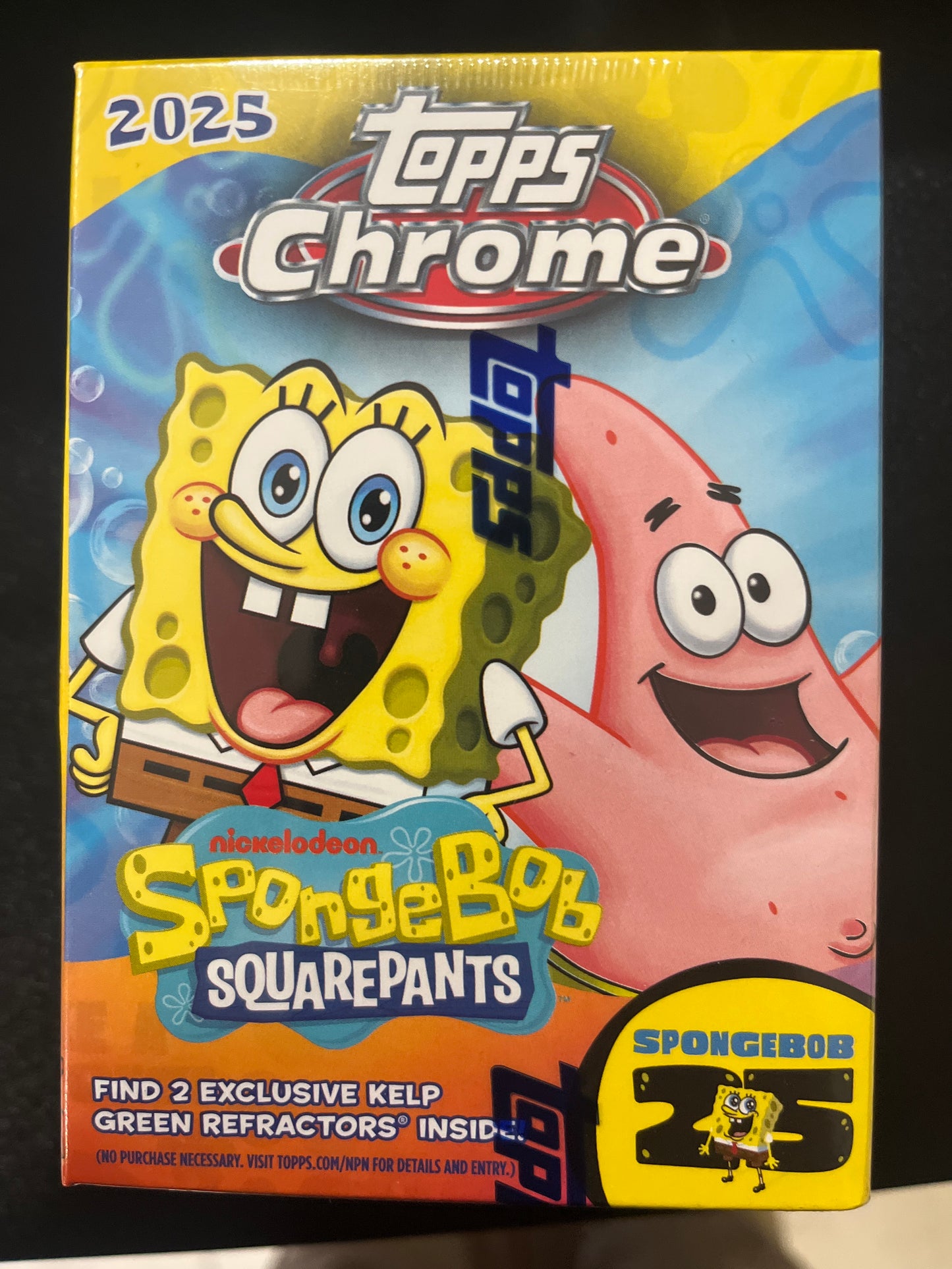 SpongeBob Topps Chrome 2025 Blaster