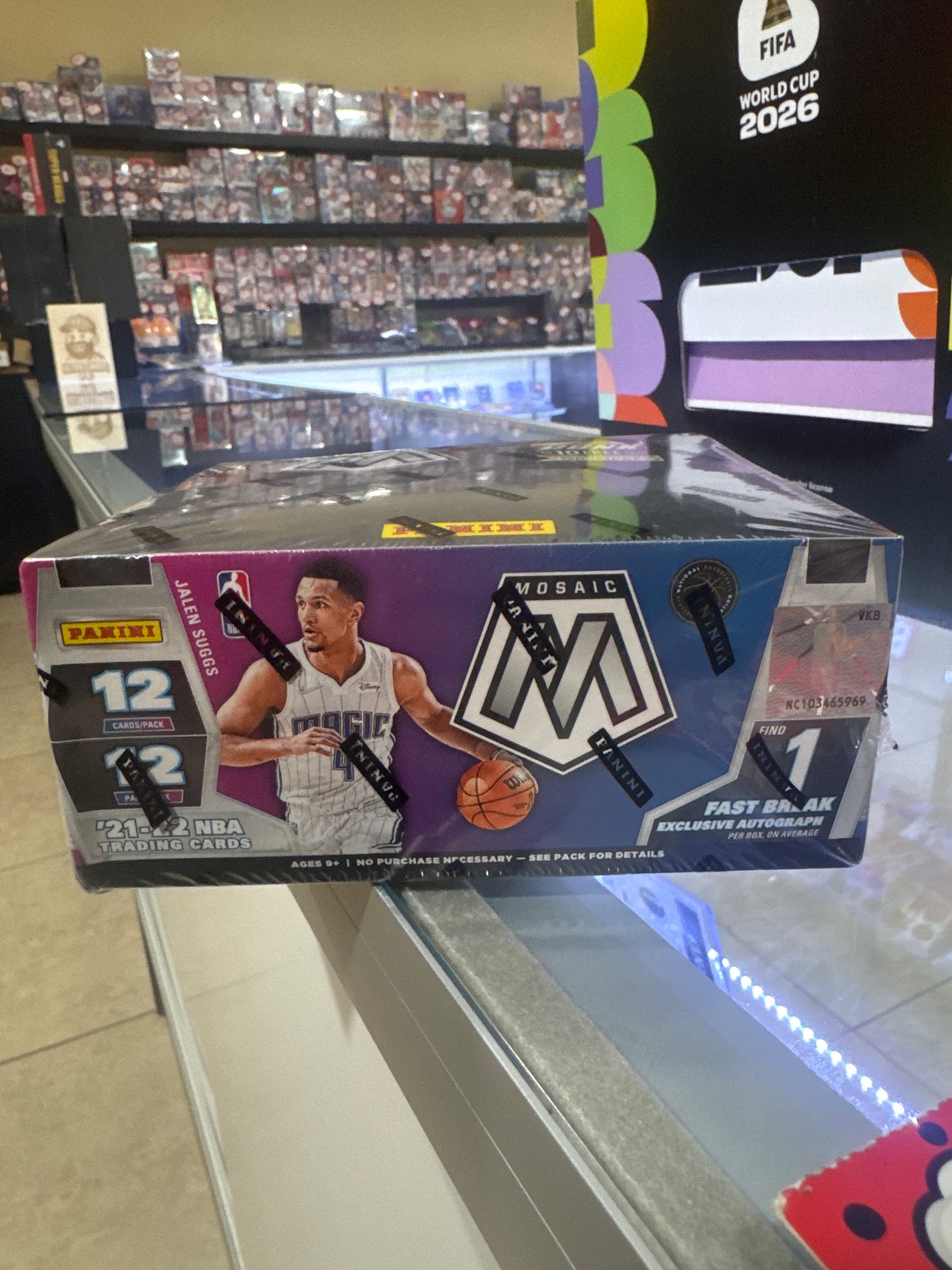 2021-22 Mosaic Fast Break box
