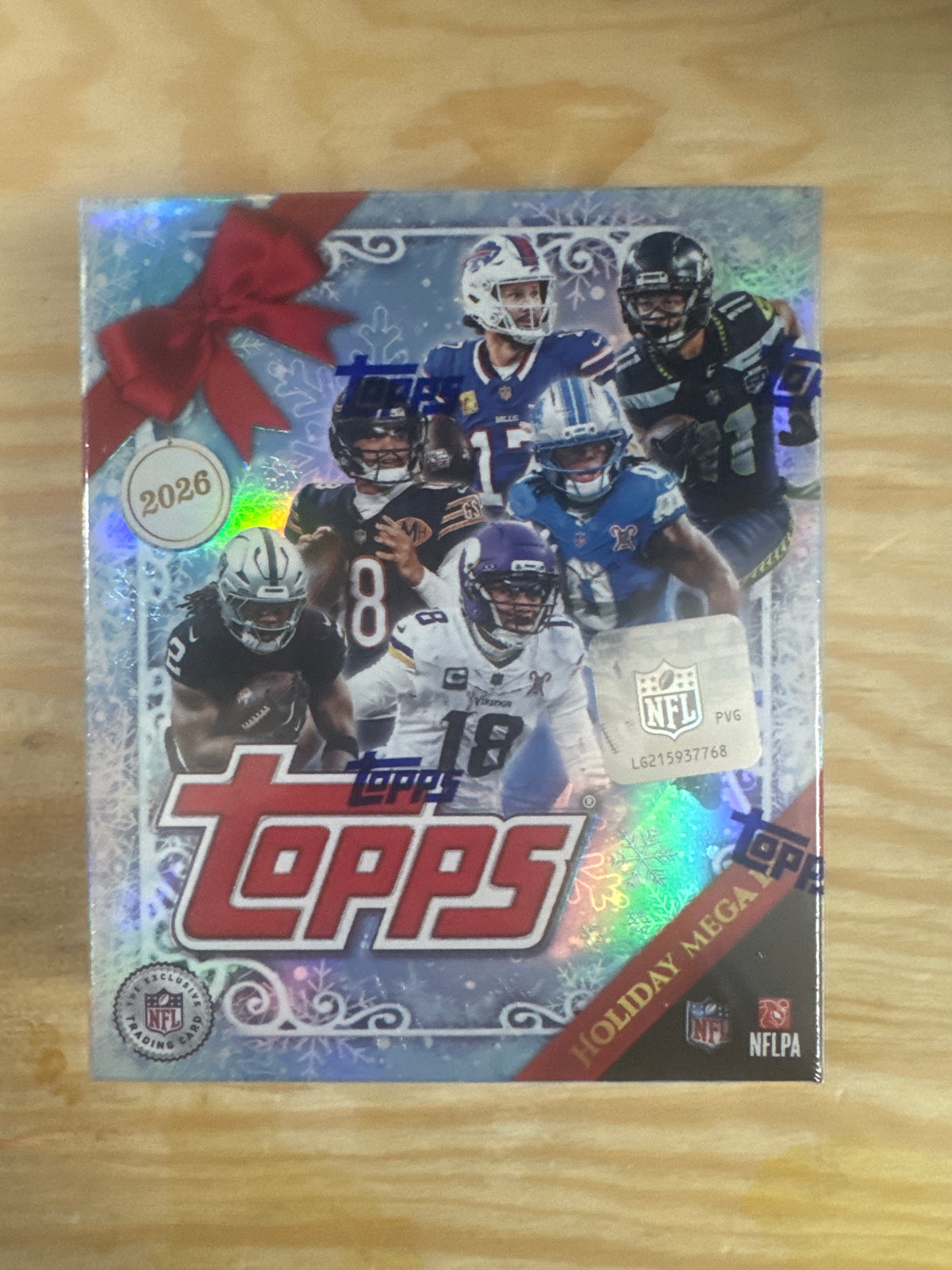 Topps NFL Holiday Mega Box 2026