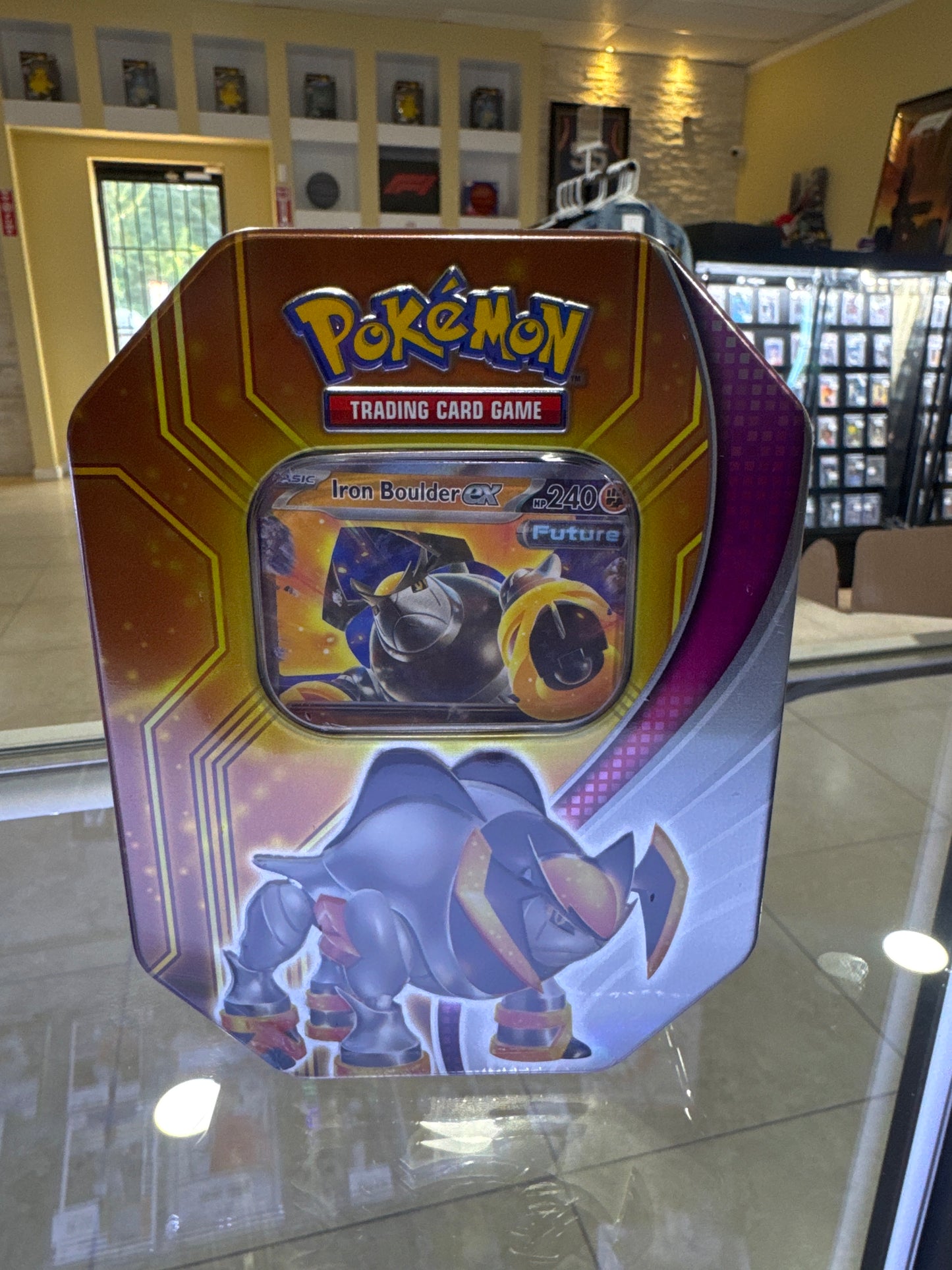 Pokemon iron boulder tin