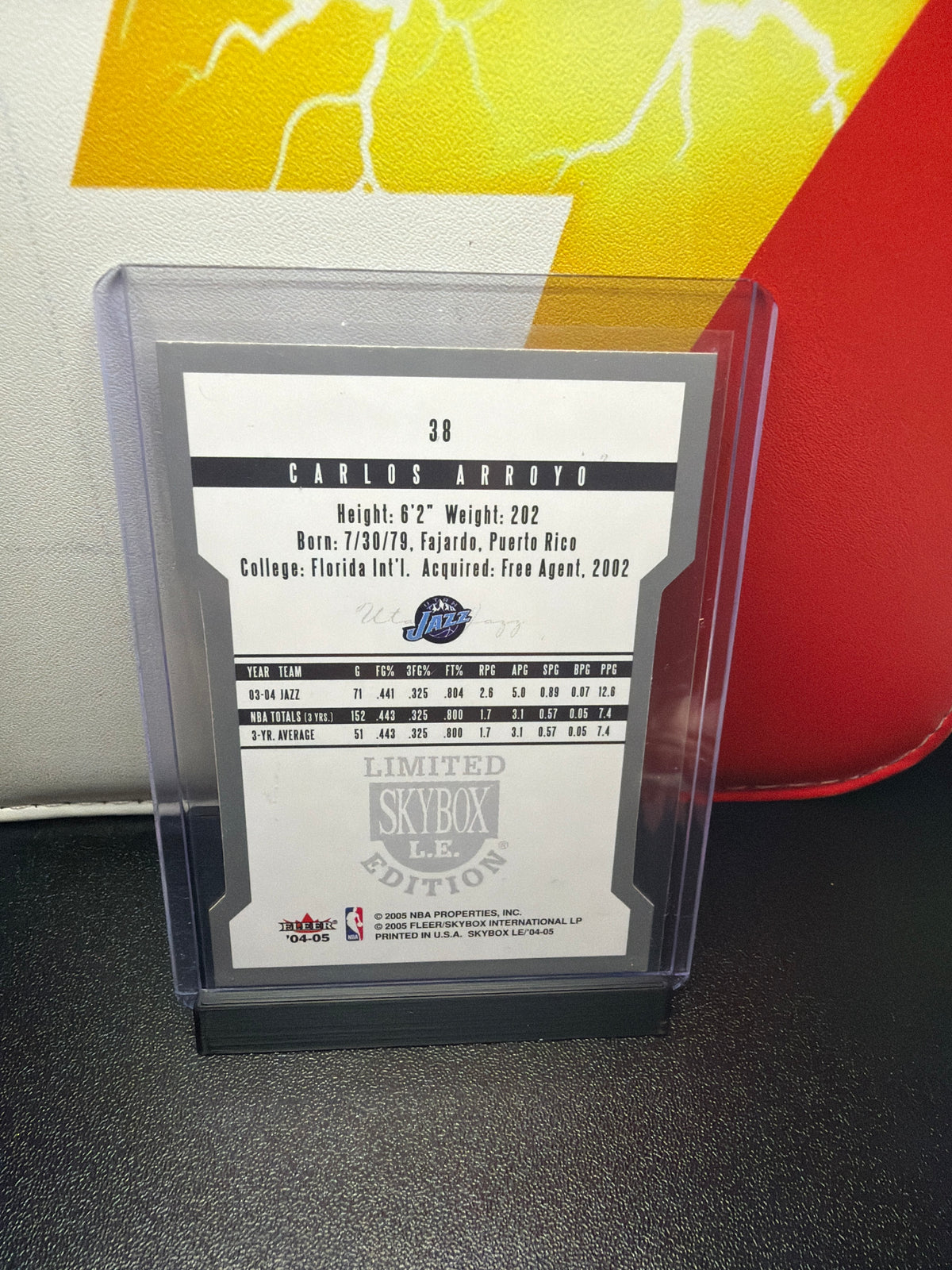 Limited Skybox Carlos Arroyo Utah Jazz