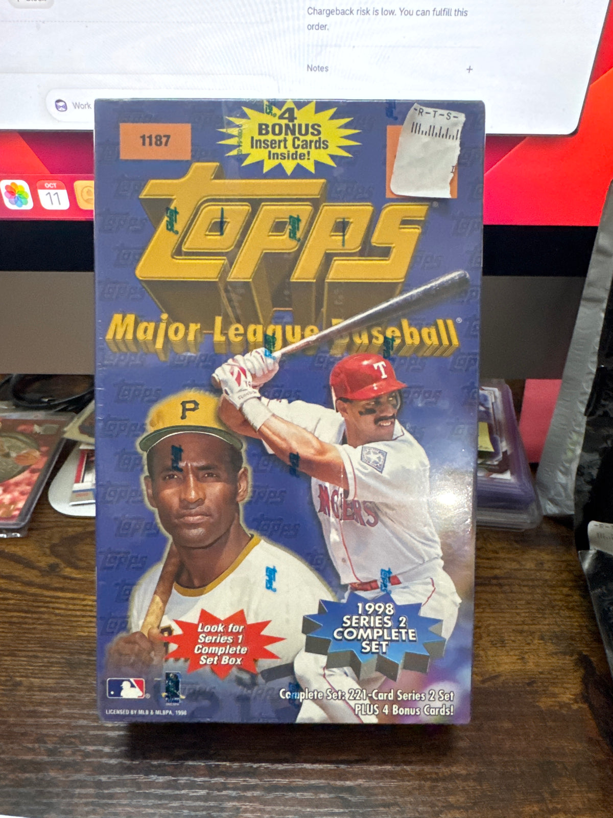 1998 series 2 complete set PLUS 4 bonus cards