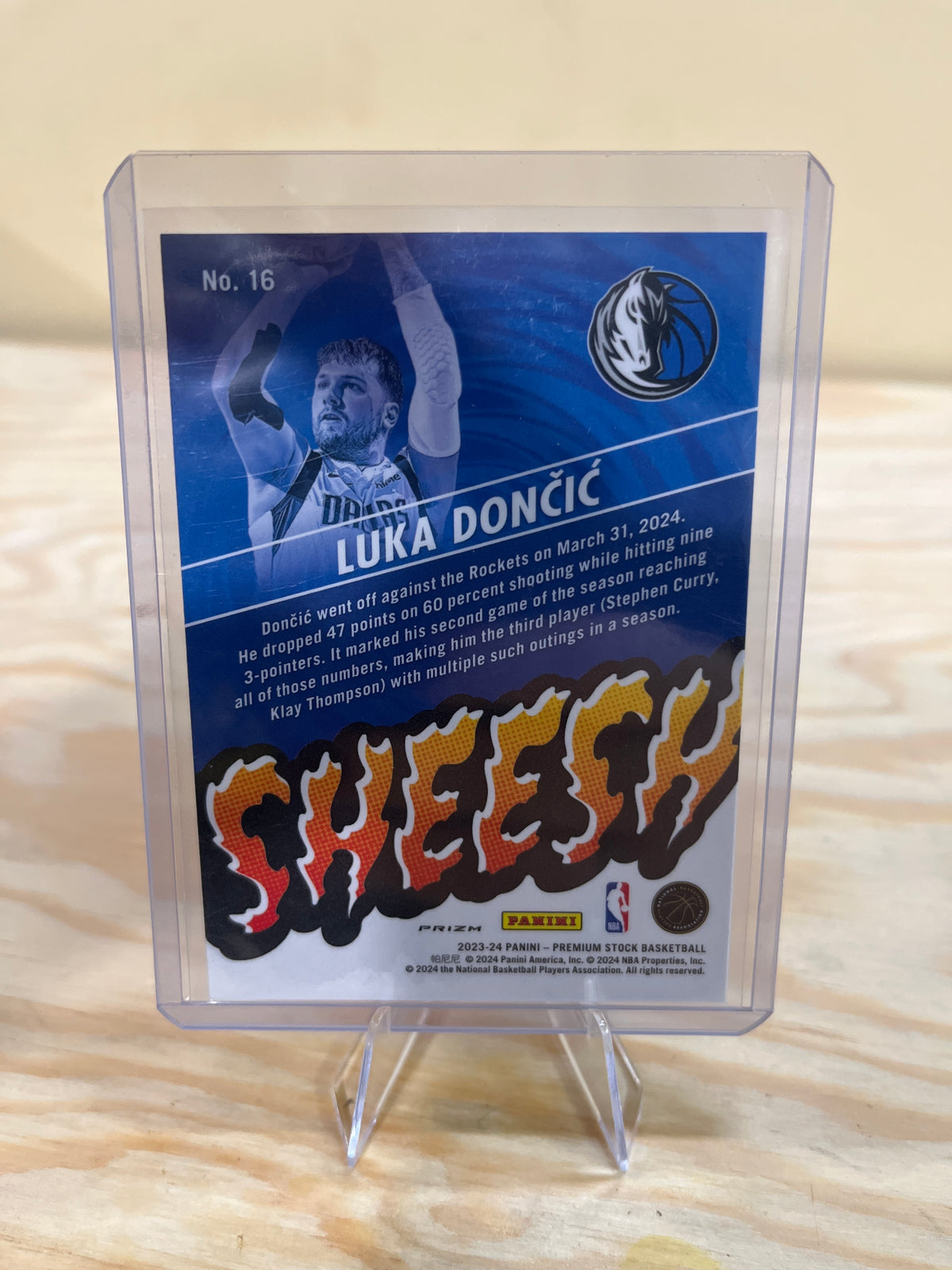 Luka Doncic NBA Hoops Sheesh