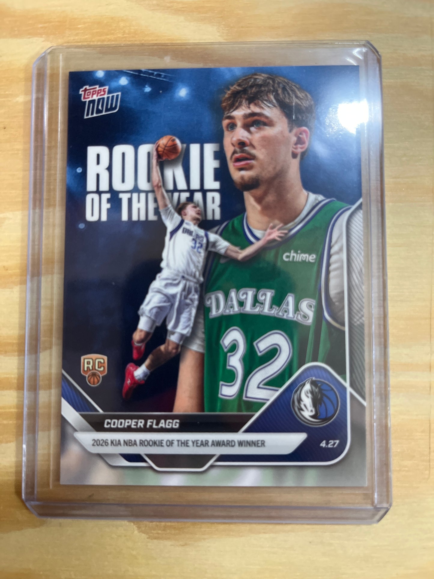 Topps Now Cooper Flag Rookie of the Year