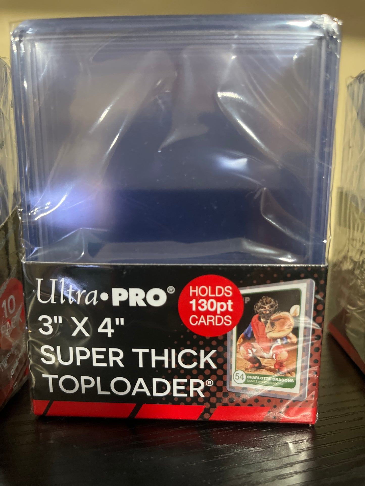 Ultra Pro 3”x4” Super Thick TopLoaders 130pt
