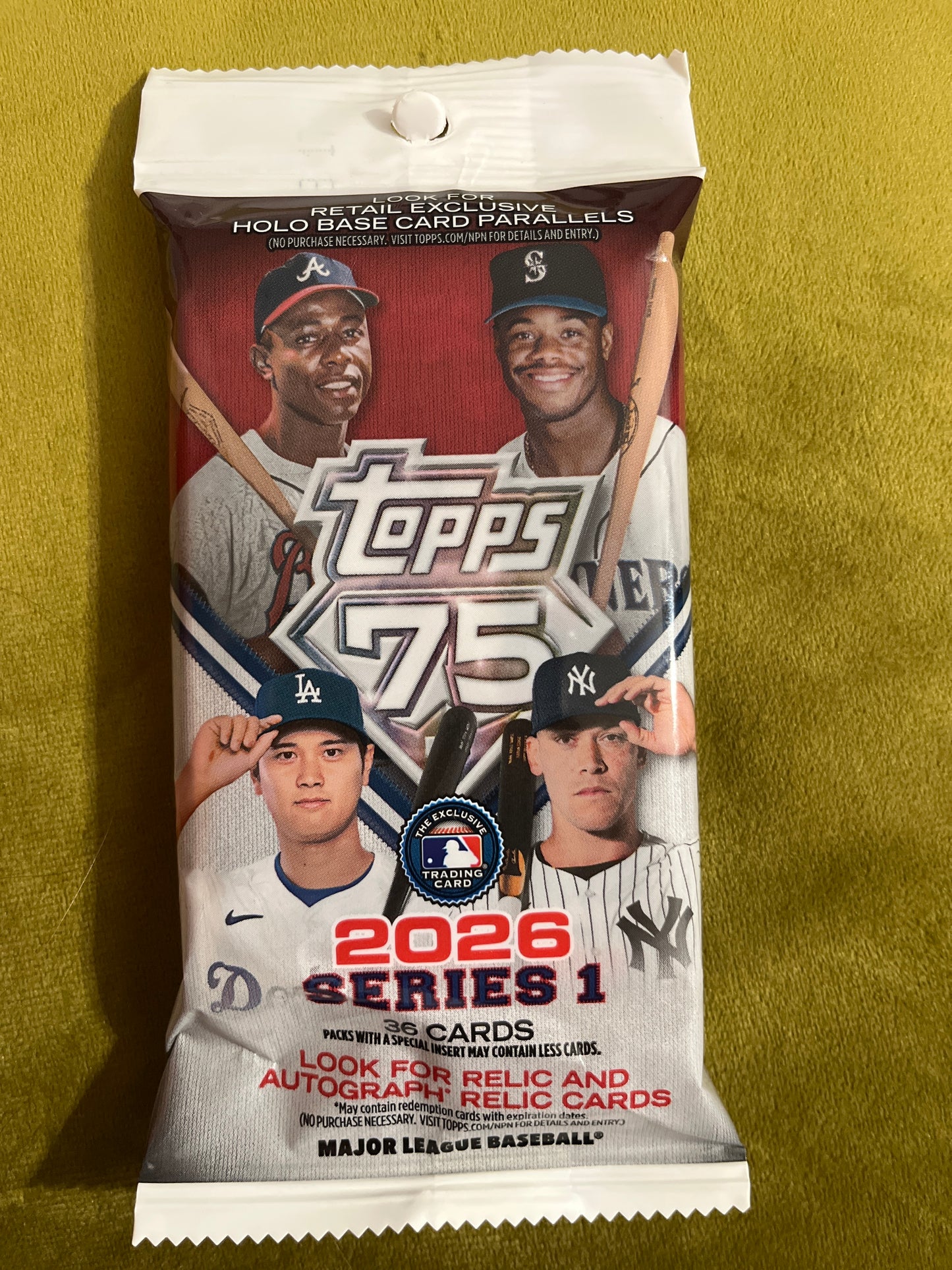 Topps 75 Series 1 2026 Baseball Fatpack