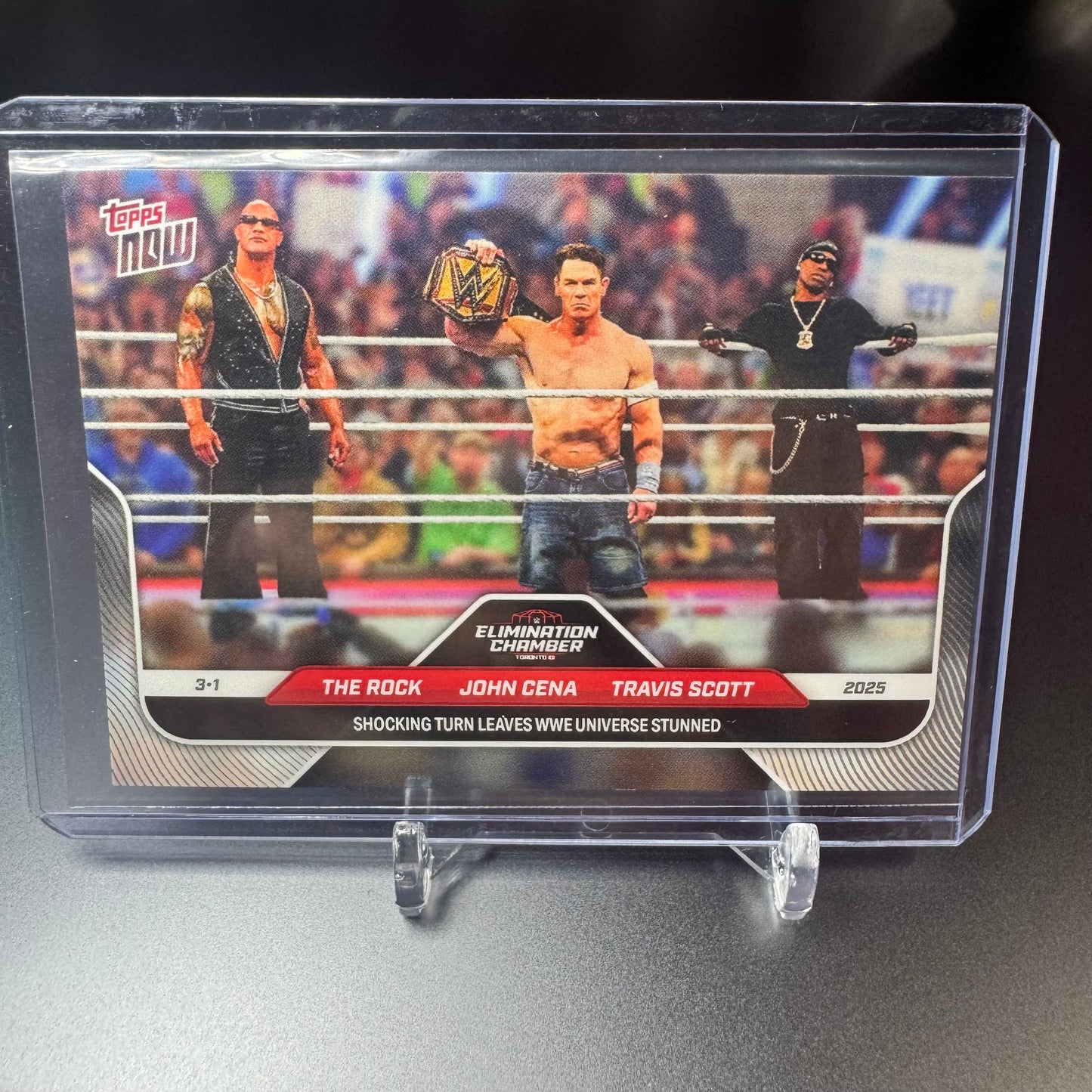 The Rock, John Cena and Travis Scott