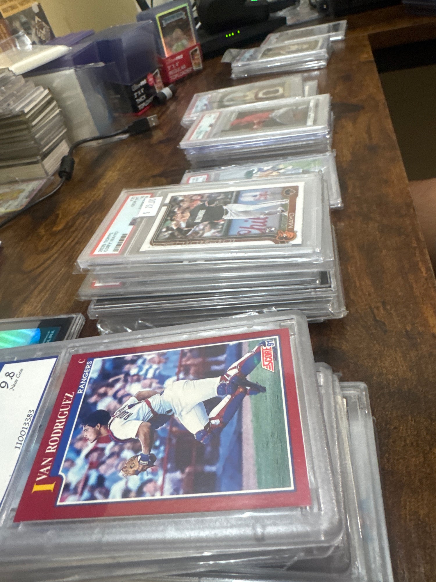 Baseball slabs graded