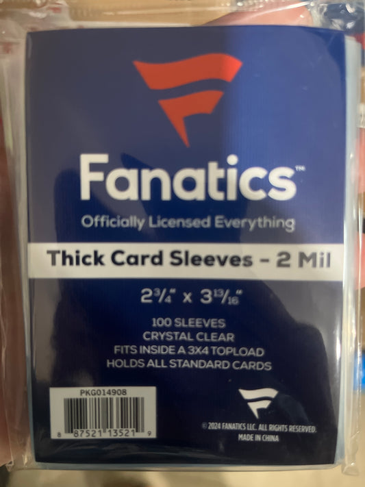 Fanatics Thick Card Sleeves