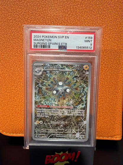 2024 Pokemon SVP En Magneton Surging Sparks ETB PSA 9