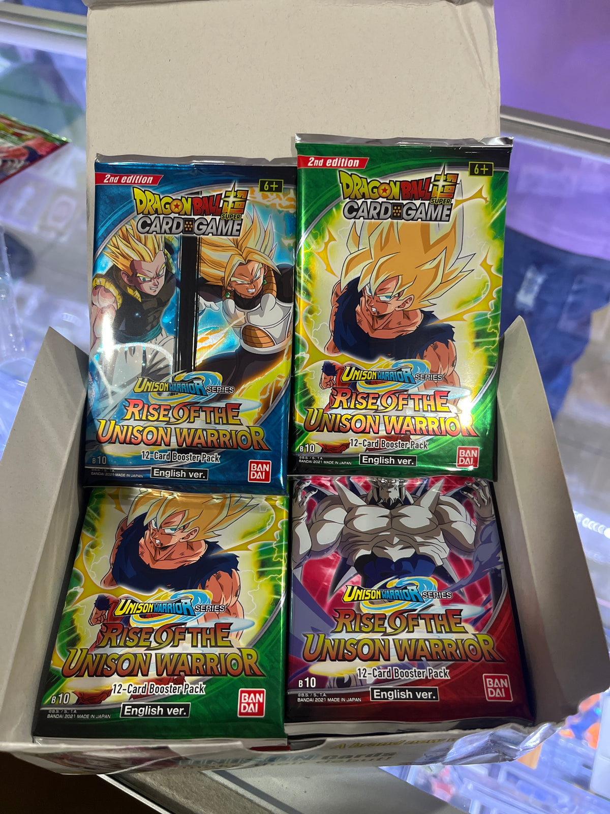 single Pack Dragon Ball Card Game Rise of the Unison Warrior