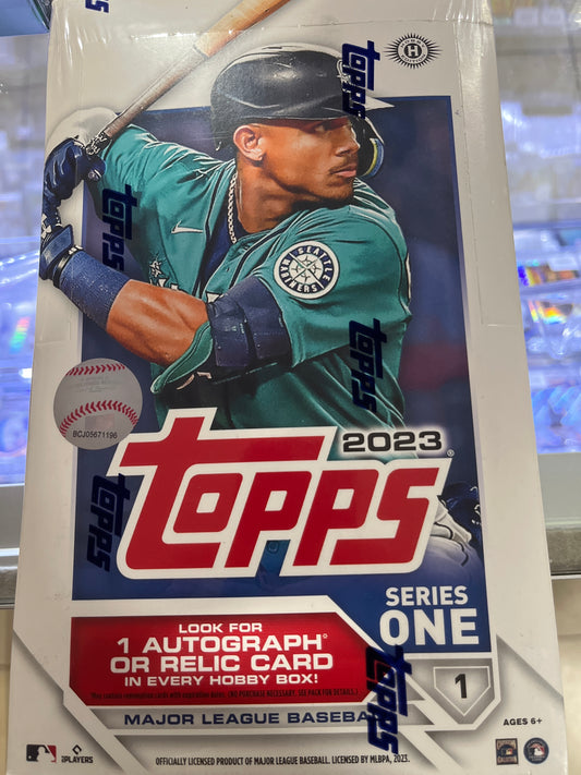 Topps 2023 series one baseball hobby Box