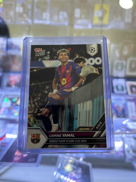 Lamine Yamal Topps Now UCL Record