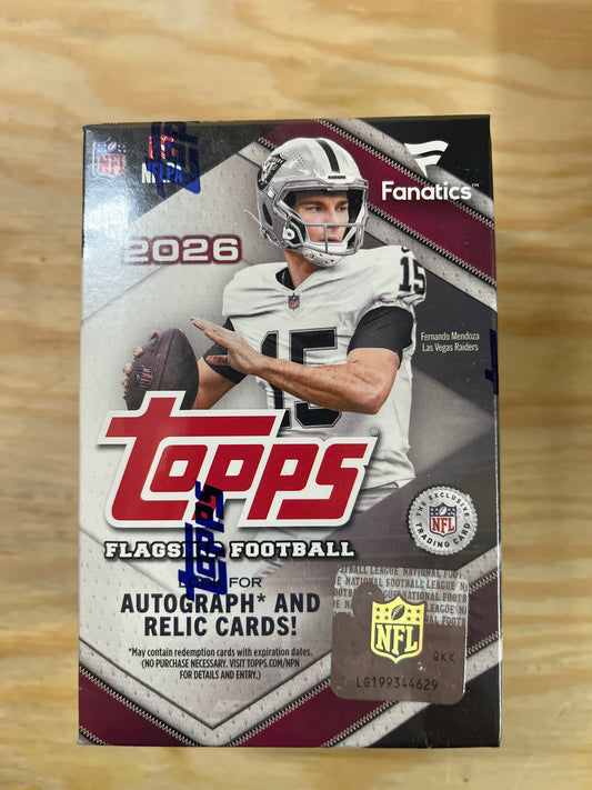Topps nfl 2026 blaster flagship football FANATICS
