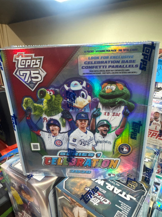 Topps baseball Celebration 2026 box