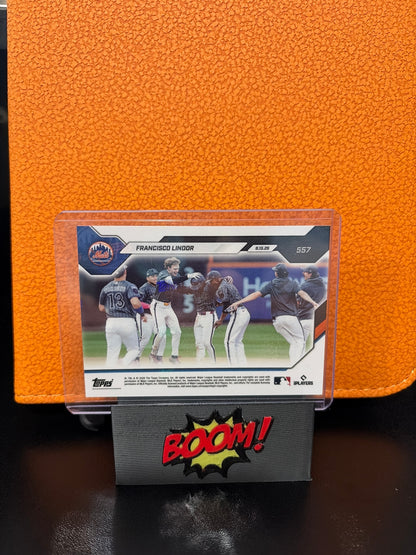 Topps Now Francisco Lindor Mets