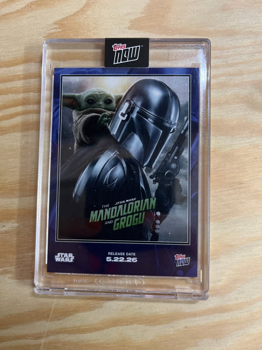 Topps Now Mandalorian and Grogu