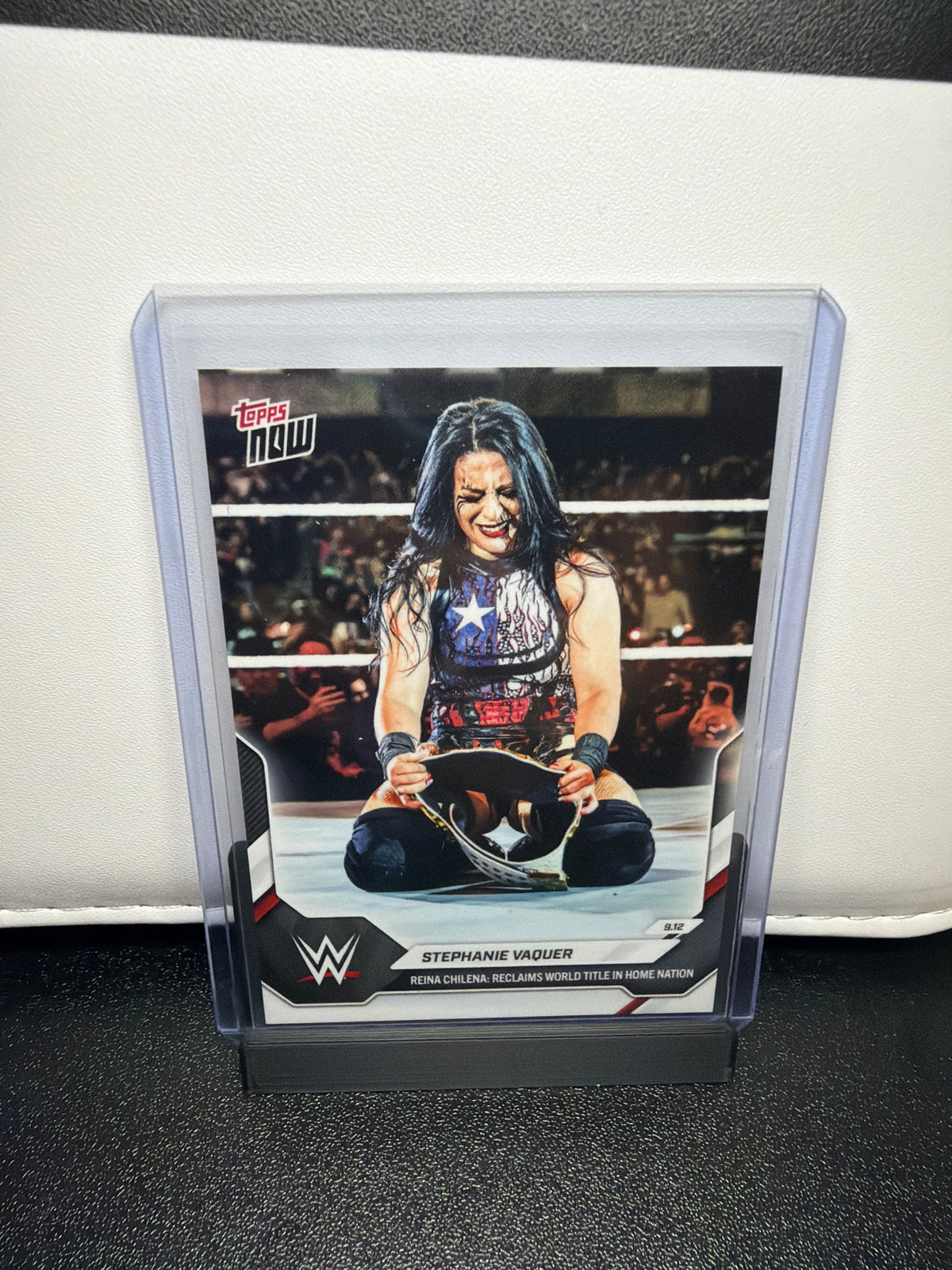 Topps Now WWE Stephanie Vaquer Reina Chilena Reclaims World Title In Home Nation