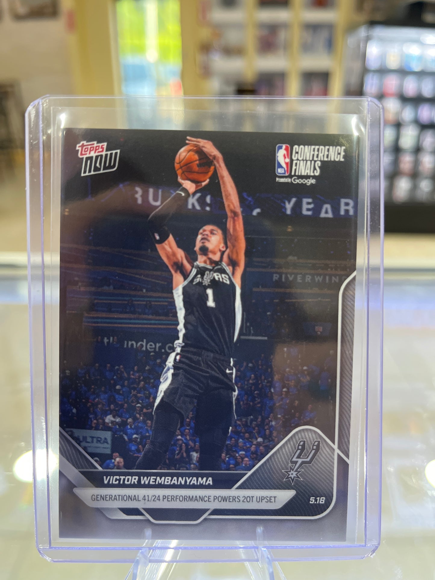 Topps Now Victor Wembanyama 2026 Conference Finals