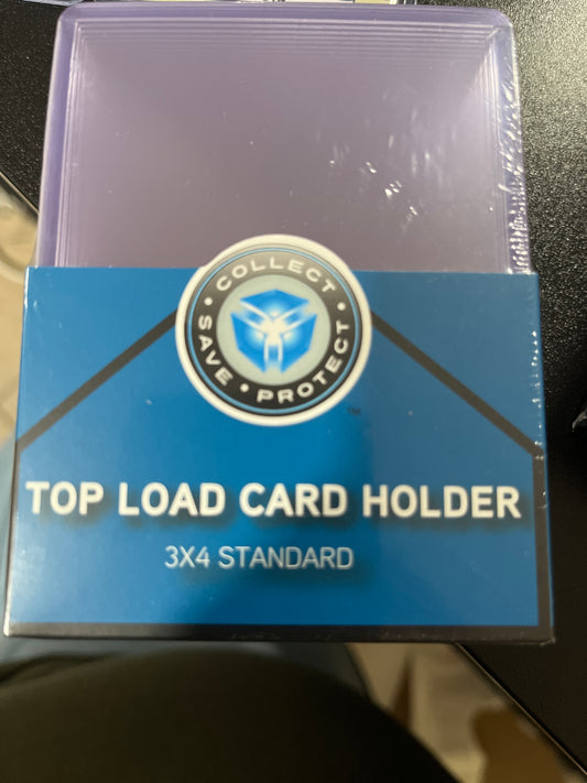 TopLoader Card Holder 3x4 Standard