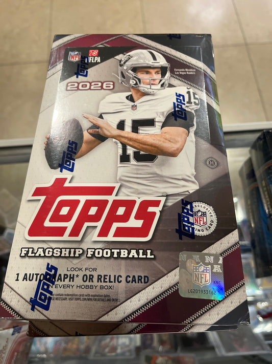 Topps NFL Flagship Football 2026 Hobby Box