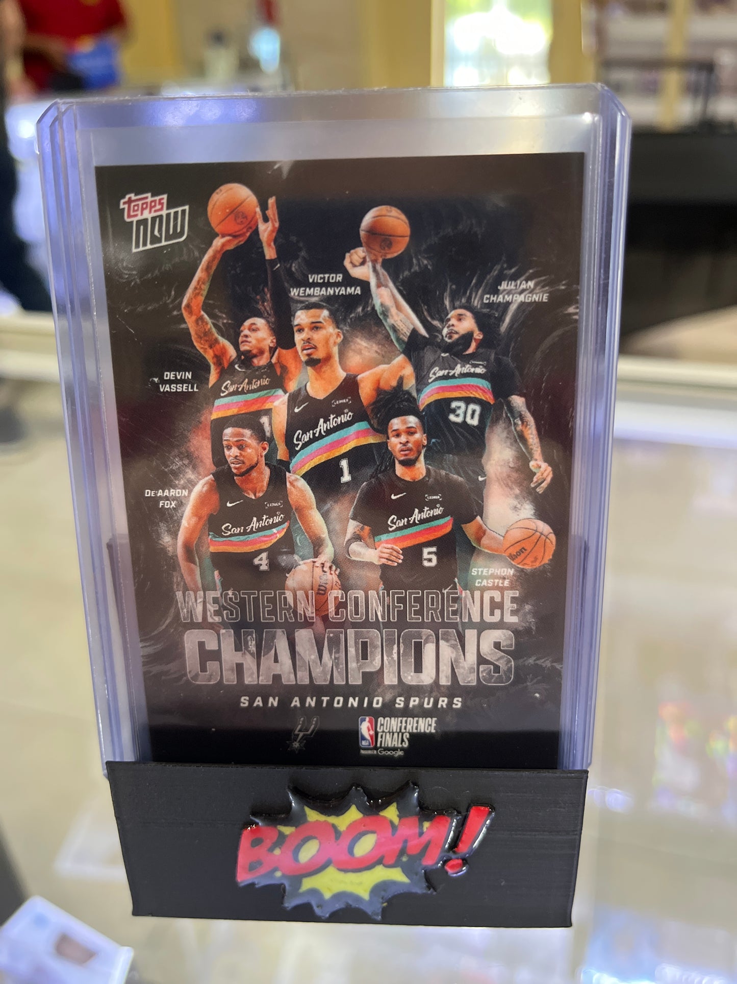 Topps Now Western Conference Champions San Antonio Spurs