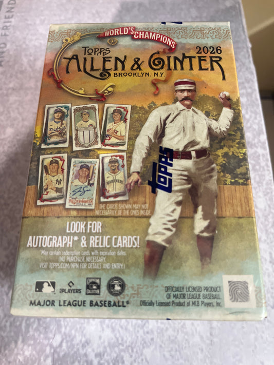 Topps Allen & Ginter 2026 blaster