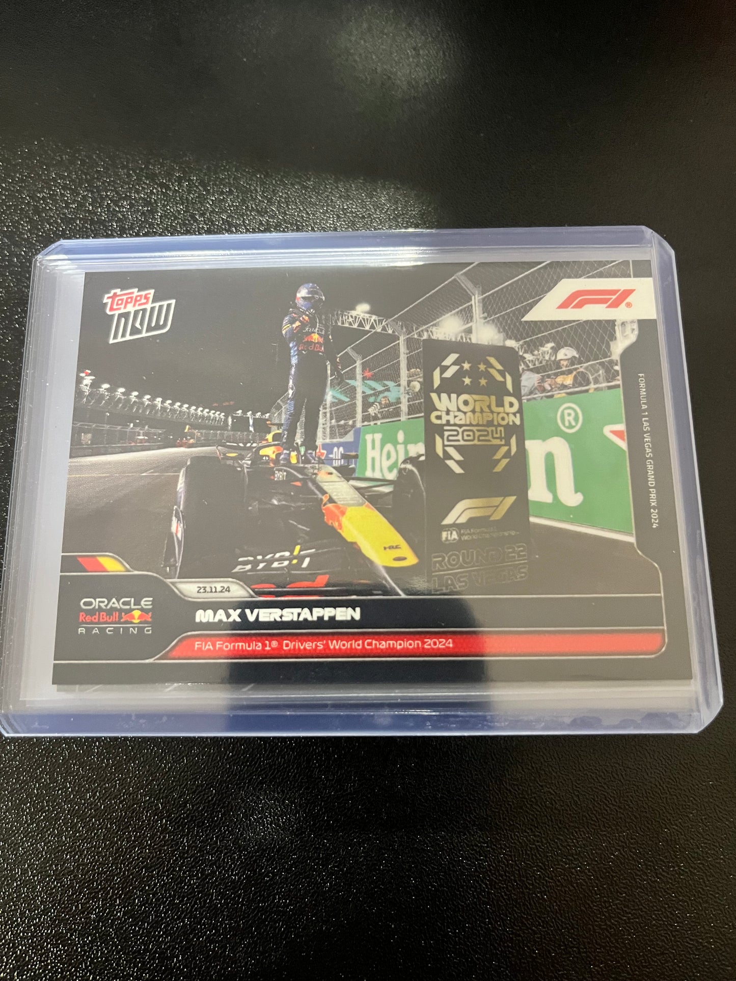 Topps Now Max Verstappen Drivers World Champion 2024