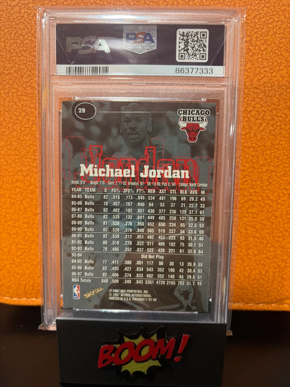 1997 Skybox Premium Michael Jordan PSA 8