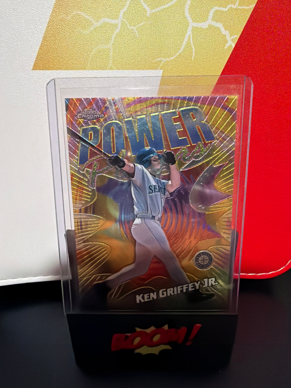 Topps Chrome Power Stats Ken Griffey Jr. Seattle Mariners