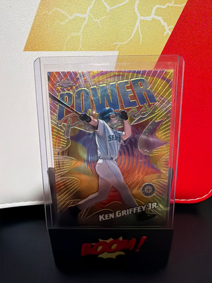 Topps Chrome Power Stats Ken Griffey Jr. Seattle Mariners