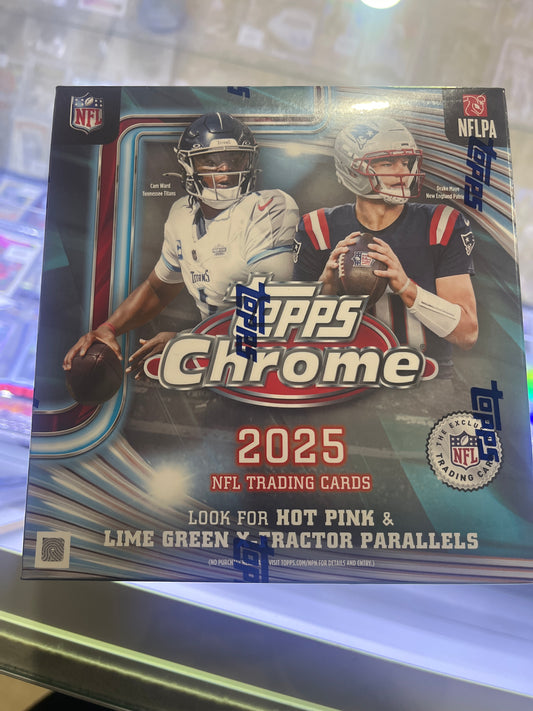 Topps Chrome NFL 2025 Mega Box