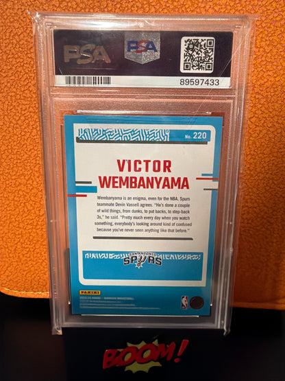 2023 Donruss Victor Wembanyama Spurs PSA 9