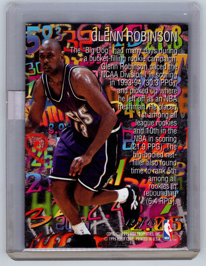1995-96 Flair #12 Glenn Robinson Hot Numbers