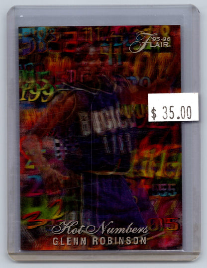 1995-96 Flair #12 Glenn Robinson Hot Numbers