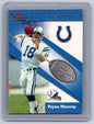 2002 Fleer Throwbacks #8 QB Peyton Manning QB Collection #/1500