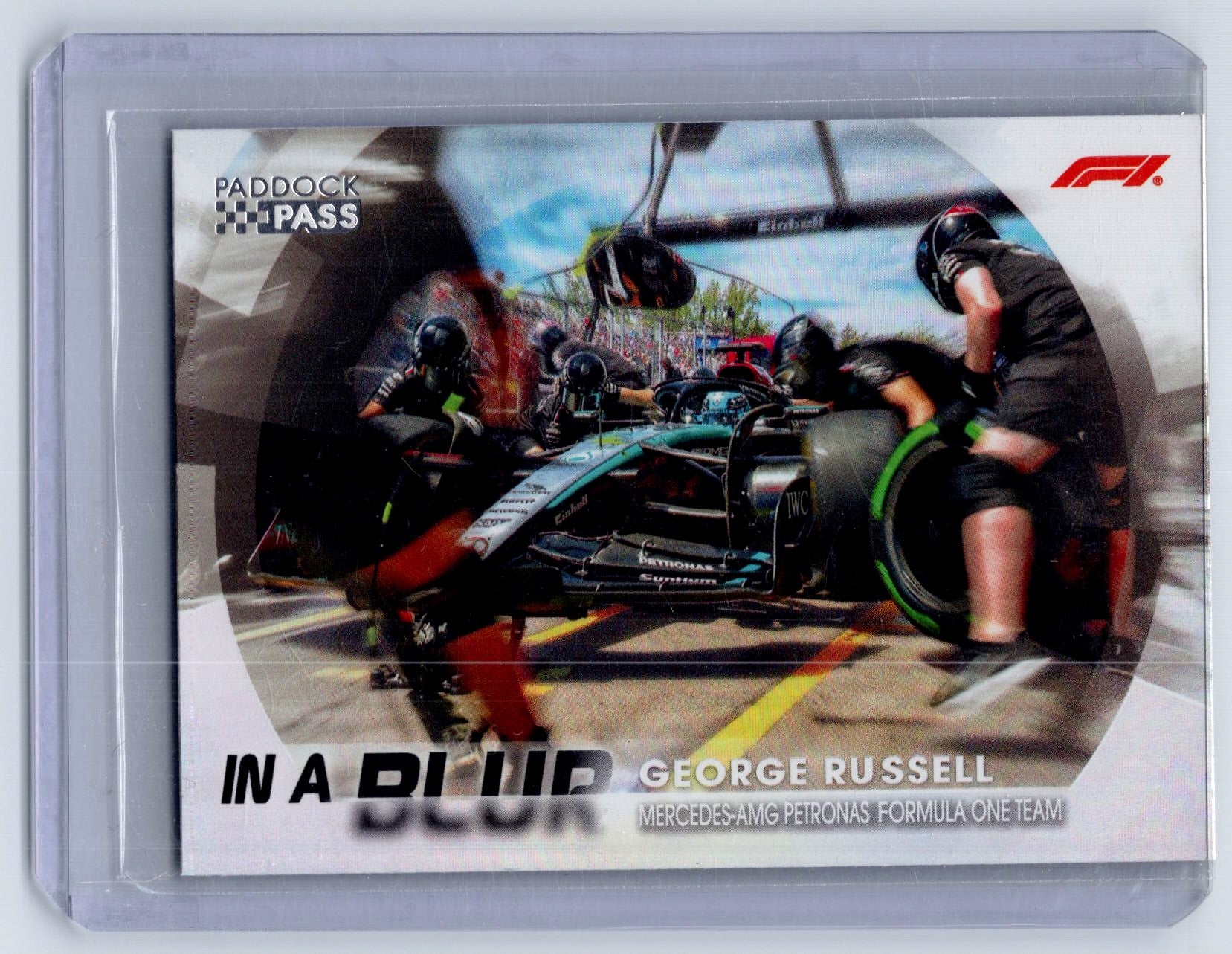 #bl5 george russell 2024 topps f1 in a blur