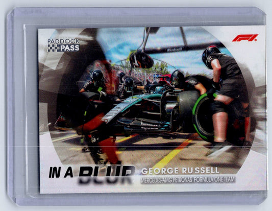 #bl5 george russell 2024 topps f1 in a blur