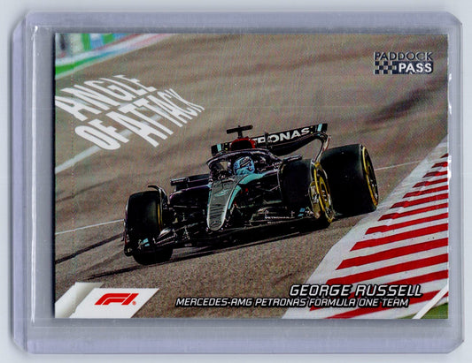 2024 Topps Paddock Pass Formula 1 #AA-5 George Russell Angle Of Attack