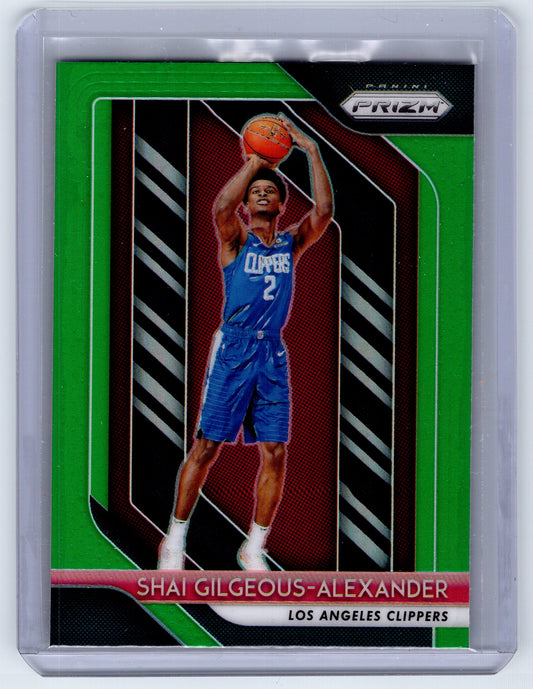 2018-19 Panini Prizm #184 Shai Gilgeous-Alexander Prizms Green