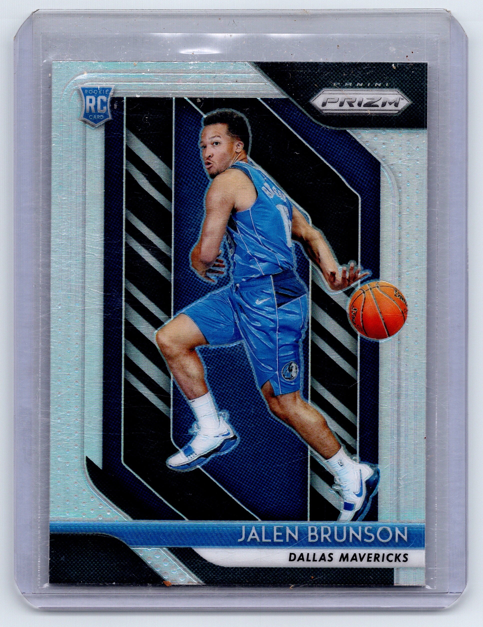 2018-19 Panini Prizm #250 Jalen Brunson Prizms Silver