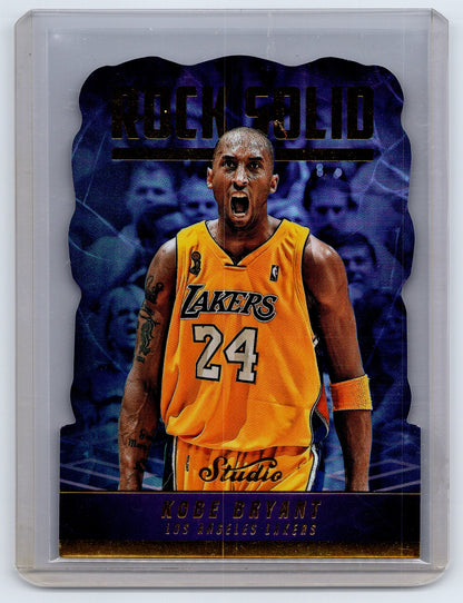 2016-17 Panini Studio #RS-KB Kobe Bryant Rock Solid