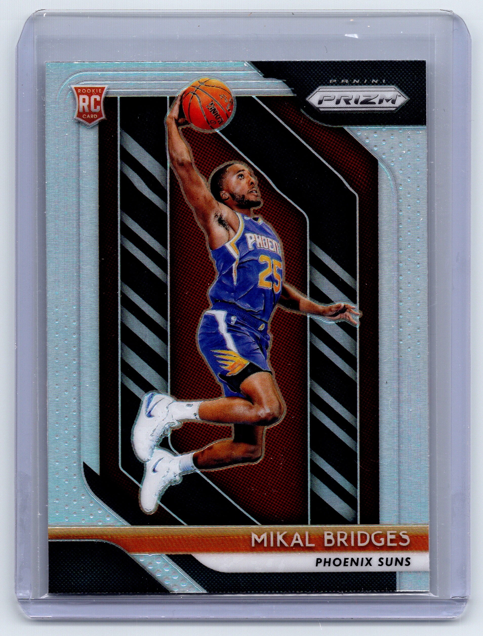 2018-19 Panini Prizm #289 Mikal Bridges Prizms Silver