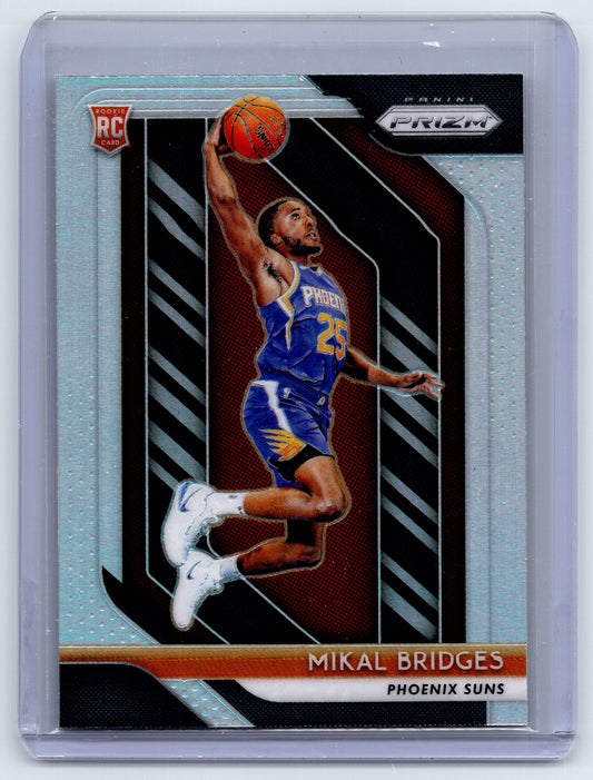 2018-19 Panini Prizm #289 Mikal Bridges Prizms Silver