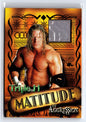 2003 Fleer WWE Aggression #M TH Triple H Matitude Event Used