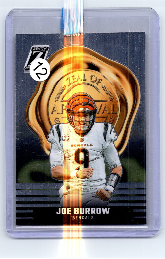 2023 Panini Zenith #6 Joe Burrow Zeal of Approval
