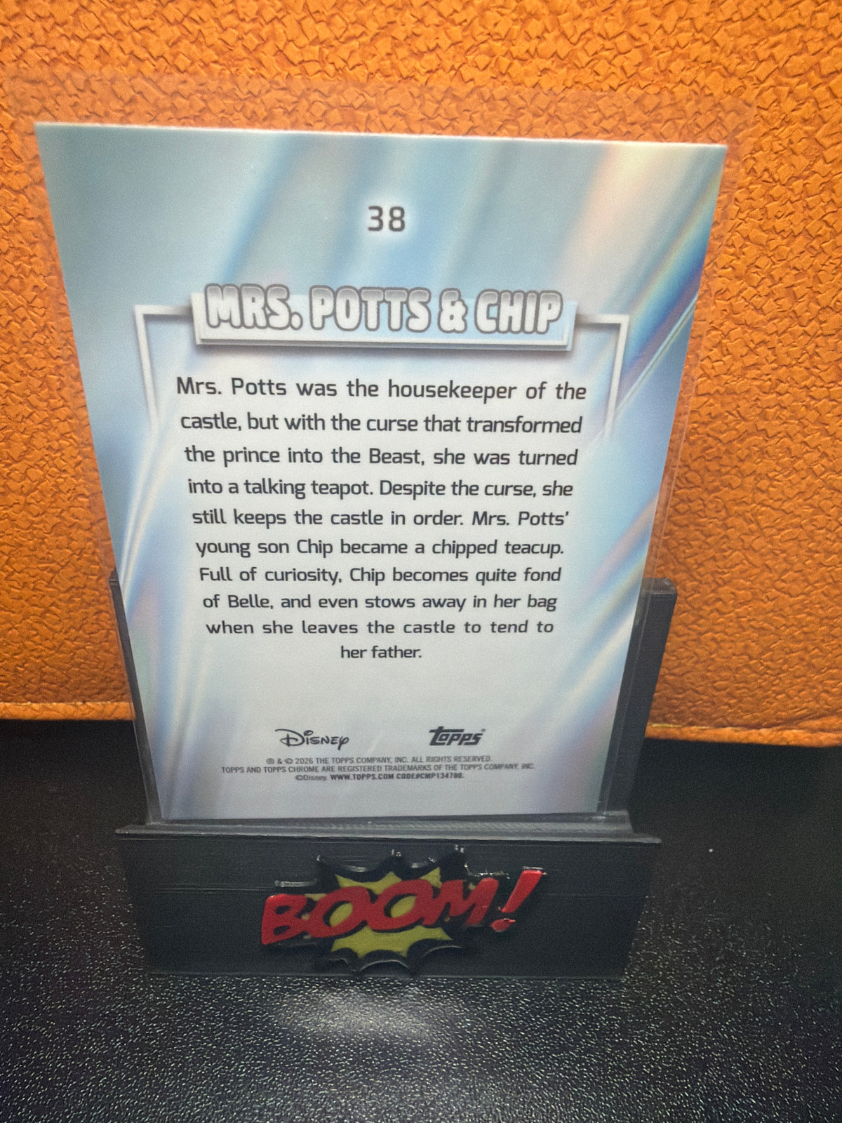 Topps Chrome Disney Mrs. Potts & Chip 2026